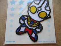 M78 ULTRAMANウルトラマン ワッペン刺繍アップリケ/バンダイ円谷プロULTRAMAN SHOPアニメTSUBURAYA PRODパッチ星雲ダイナDYNA S63_画像3