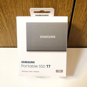 【新品・正規品】サムスン SSD 1TB T7 MU-PC1T0T/IT SAMSUNG ポータブルSSD