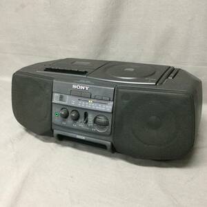 040727 211531 SONY ソニー CD RADIO CASSETTE-CORDER CDラジオカセットコーダー CFD-S10 97年製 通電確認済 動作未確認 ジャンク品