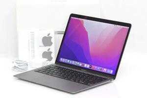 極美品｜アップル MacBook Air A2337 スペースグレイ 13.3インチ M1 メモリ8GB SSD512GB πA661-2G10