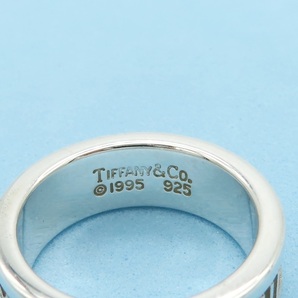 美品 Tiffany&Co. ヴィンテージ ティファニー アトラス シルバー リング 9号 指輪 SV925 OO4の画像2