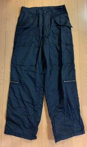 新品未使用品　ALPHA INDUSTRIES HELI CREW PANTS ブラック ヘリクルーパンツ　ブラック　　80'sデッドストック　レア