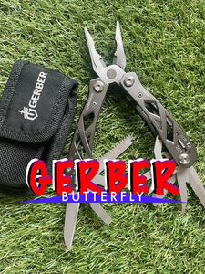 GERBER BUTTERFLY 専用ナイロン製シース付 ガーバー マルチツール ツールナイフ プライヤー