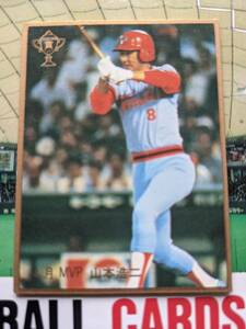 1983年 カルビー プロ野球カード 広島 山本浩二 No.676