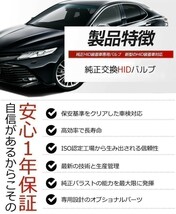 光量50％UP 純正交換 HID D2R 5500K ヘッドライト バルブ NISSAN 日産 ティーダラティオ（ASFなし） C11 H16.9～H18.12 2灯 LinksAuto_画像8