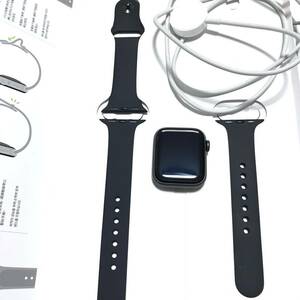 Apple Watch SE (GPS モデル) 40mm スペースグレイアルミニウムケース アップルウォッチ バッテリー最大容量90パーセント 箱無し