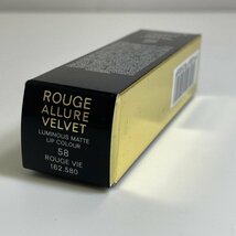 未開封 CHANEL シャネル ROUGE ALLURE VELVET 58 ルージュ ヴィ ルージュ アリュール ヴェルヴェット リップ 口紅 コスメ 化粧品 1269-58_画像4