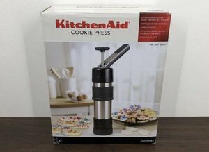 K9Ya 未使用 KitchenAid キッチンエイド クッキープレス KN306FPOBC 検) クッキー型 アイシングクッキー お菓子作り 製菓道具