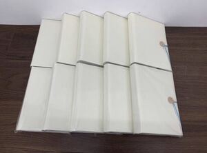 A12Z 未使用 Nakabayashi ナカバヤシ ポケットアルバム 雑貨調 L判2段 80枚 ホワイト FBPK-L80-W 10冊 まとめて セット