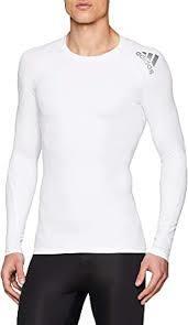 未使用adidasアディダス メンズO XL 白 テックフィットコンプレッション長袖シャツALPHASKIN TEAM ロングスリーブTCD7178送料無料即決