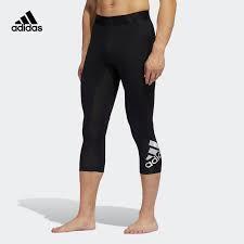 未使用adidasアディダス メンズM 黒 コンプレッション七分丈タイツ アルファスキン 2.0 3/4 ロゴタイツ GC8251 送料無料即決