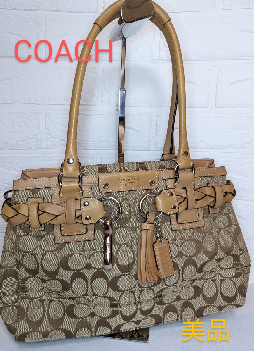 COACH X PEANUTS】シティ トート・シグネチャー・スヌーピー!新品