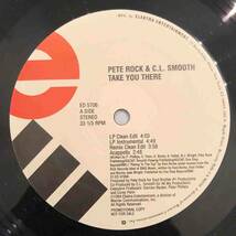 ■1994年 US盤 PROMO オリジナル PETE ROCK & C.L. SMOOTH - Take You There b/w Get On The Mic 12”EP ED 5706 Elektra_画像3