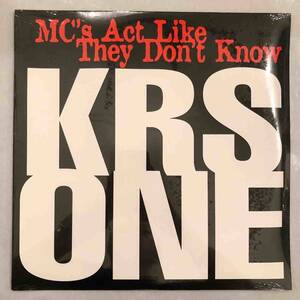 ■1995年 US盤 オリジナル 新品シールド KRS ONE - MC's Act Like They Don't Know 12’EP 01241-42321-1 Jive アナログ盤 