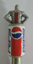 ☆04E■PEPSI　MAN　ペプシマン　ボールペン灰　■未使用_画像5