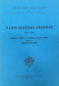  foreign book [A late Egyptian grammar 4th edition]ROMA 1993 year 