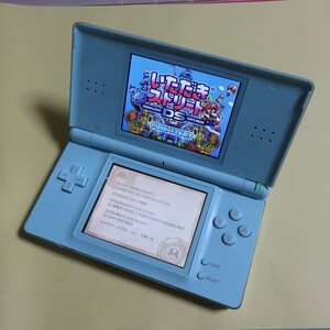 ニンテンドーDS Lite アイスブルー+純正ACアダプタ+純正タッチペン+おまけソフトのセット