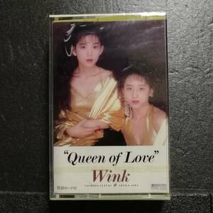 未開封　カセットテープ　Wink　ウインク　Queen of Love　PSTR-1025