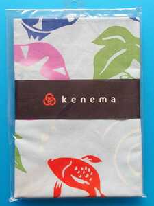 kenema（気音間）注染手拭い 242481 夏池 税抜1050円 2011-14年頃購入 涼しげ 壁掛け（タペストリー）として 日本製 綿100%