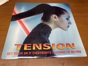 NO 4-2100 ◆ 12インチ ◆ Tension ◆ Get Down On It / Everybody's Warming / I'm On Fire ★