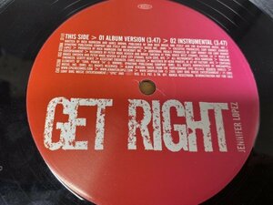 NO 5-2045 ◆ 12インチ ◆ Jennifer Lopez ◆ Get Right