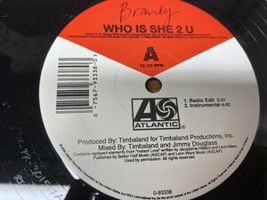 NO 6-2030 ◆ 12インチ ◆ Brandy ◆ Who Is She 2 U