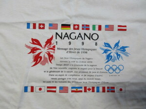 ★1998年　長野五輪　冬期オリンピック記念　公式Tシャツ★フリーサイズ★新品・未使用品★匿名配送２１０円★