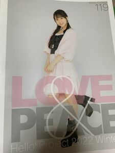 【米村姫良々・119】Hello! Project 2022 Winter ～LOVE & PEACE～ コレクションピンナップポスター ピンポス