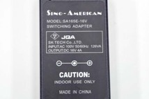 ★8個入荷★ SINO-AMERICAN/ACアダプター ◆SA165E-16V/16V 4A/外径約5.5mm 内径約2mm◆ SINOAC16V02S_画像2