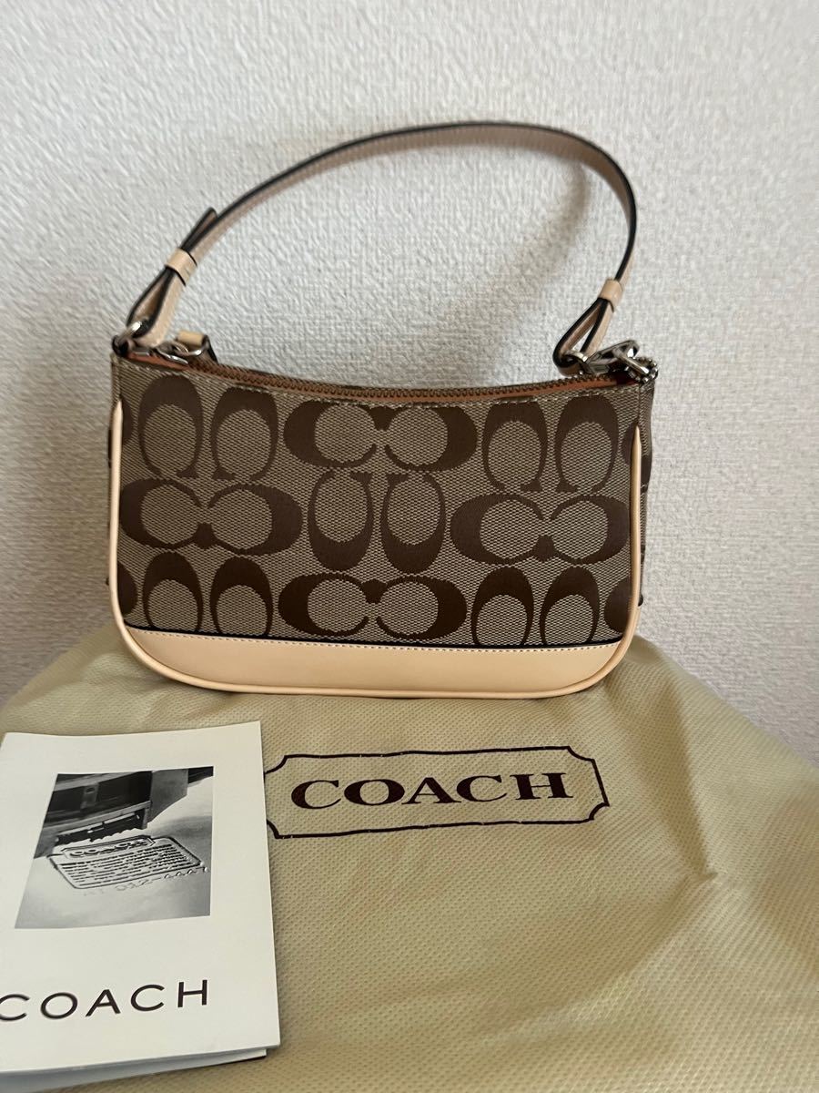 コーチ COACH シグネチャー ショルダーバッグ ポーチ付き F58316