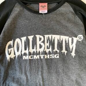 希少 レア GOLLBETTY バンドTシャツ ラグラン袖 ベースボールTシャツ ゴルベティ スカバンド オフィシャル Mサイズの画像3