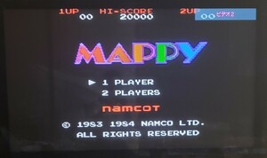【動作確認済】NAMCO マッピー ファミコン版