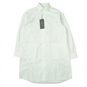 新品 SOSHIOTSUKI ソウシオオツキ 22SS THE KIMONO BREASTED LONGSHIRT キモノブレステッドロングシャツ S22SGN03SH-LLC 44 White g6580