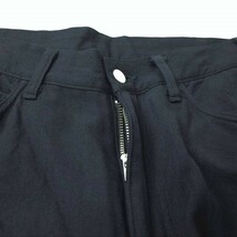 URU ウル 日本製 STA-PREST PANTS スタプレパンツ 18FUP11 1 ネイビー 5ポケット ジップフライ スラックス ボトムス g6711_画像4