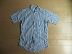 MADE IN USA L.L.Bean 100% COTTON SINGLE NEEDLE TAILORING アメリカ製 エルエルビーン オックスフォードシャツ サイズ 14 1/2 白水色