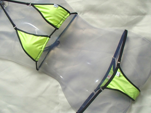 bra42 *[ new goods ][ price cut ] cosplay swimsuit bikini s Brazil micro bikini neon yellow 302 ② *