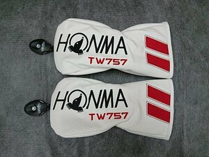 HONMA ホンマ T//WORLD ツアーワールド TW757 フェアウェイウッド用 FW用×2個セット ヘッドカバー 新品 未使用品 