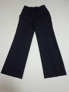 INCOTEX インコテックス HIGH COMFORT スラックス パンツ ウール混 ブラック レディース ボトムス 婦人服 size:38 イタリヤ製