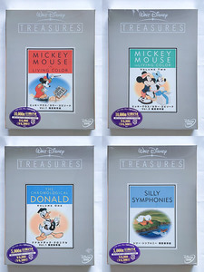 ディズニーDVD 4set ミッキーマウス カラー・エピソード Vol.1 Vol.2 /ドナルドダック・クロニクル Vol.1/シリー・シンフォニー 限定保存版