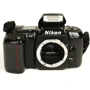 NIKON F601-QD AF ニコン 一眼レフ フィルムカメラ ボディのみ シャッター・AF稼働確認済み 裏フタが閉まらないので部品取り用として HKT