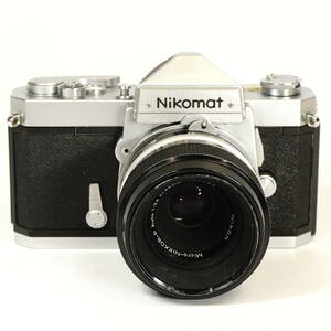 2008年発売 NIKON ニコン Nikomat FTN ニコマート 一眼レフ フィルムカメラ Micro-NIKKOR-P Auto 55mm F3.5 詳細状態は説明欄に記載 HKT