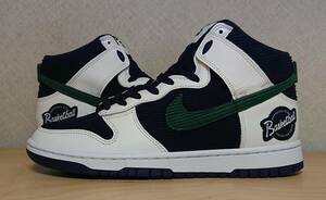 DUNK HIGH EMB "COLLEGE NAVY" DH0953-400 （カレッジネイビー/カレッジネイビー/ホワイト/ノーブルグリーン）