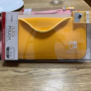 【任天堂ライセンス商品】 QUICK POUCH for Nintendo Switch Lite ライトオレンジ