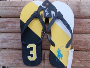  unused Ralph Lauren beach sandals sandals US8 26.5cm damage equipped MABLCFWDB510012 5500 jpy 