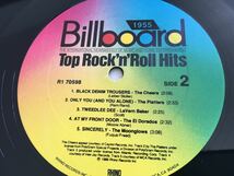 Billboard Top Rock'n'Roll Hits 1955 LP RHINO RECORDS R1 70598 88年リリースコンピ,RHINOスリーブあり,Bill Haley,Chuck Berry,Platters_画像7