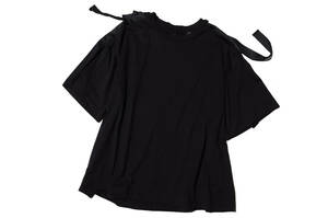 GU x アンダーカバー　肩リボン　デザイン半袖カットソー　Tシャツ　XL 　2点以上ご落札で送料無料！