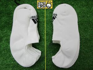 GK尾張旭◇ 新品387 【お買い得】【3足セット】◆アディダス◆Adidas◆3P ゴルフソックス◆ローカット/ショート丈◆GJ7327◆ホワイト◆