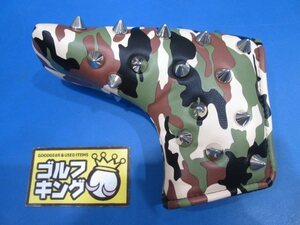 GK鈴鹿☆ 新品168 【ピン型】Cielblu（シェルブル）◆スタッズ パターカバー◆カモグリーン◆迷彩◆お洒落◆かっこいい◆オススメ！