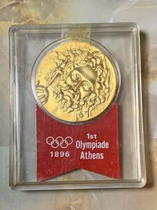  アテネオリンピック 1896年 記念メダル 1st Olympiade Athens ケース付き#my302