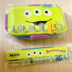 エイリアン　フェイス☆ふわっと弁当箱 ランチボックス＆箸・箸箱セット